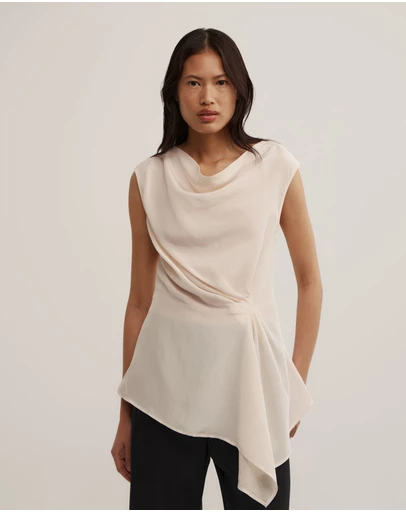 Witchery - Tuck Drape Shirt