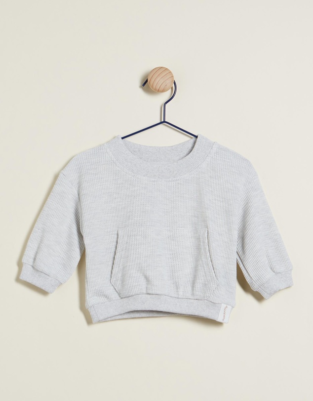 All Fenix - Mini Waffle Crew Jumper - Babies-Kids
