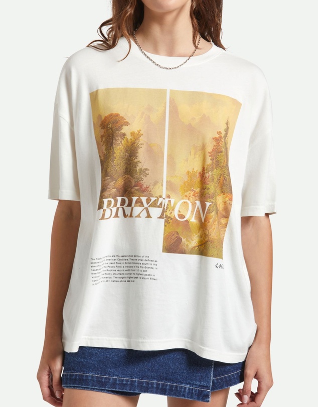 Brixton - Rocky Mountain Oversized Boyfriend Tee