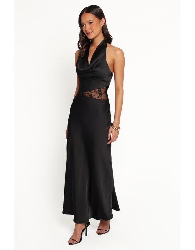 Petal & Pup - Jameela Halterneck Maxi Dress - Black