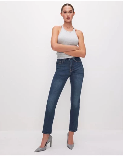 Good American - Good Legs Straight Jeans