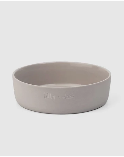 Lilly + Dash - Dog Food Water Ceramic Bowl
