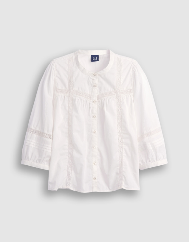 GAP - 3/4 Sleeve Femme Lace Top