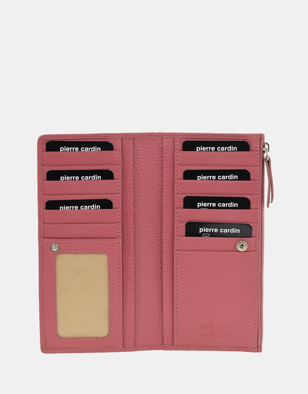 Pierre Cardin - Pierre Cardin Genuine Ladies Leather Bi-Fold Wallet