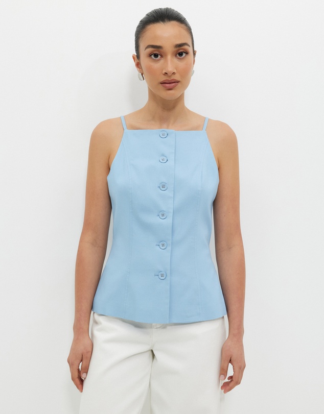 Calli - Harp Button Through Vest