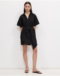 Calli - Tanner Wrap Shirt Dress