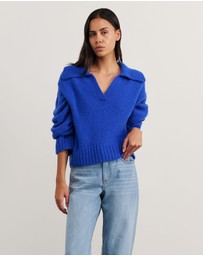 Jag - Lily Collared Knit