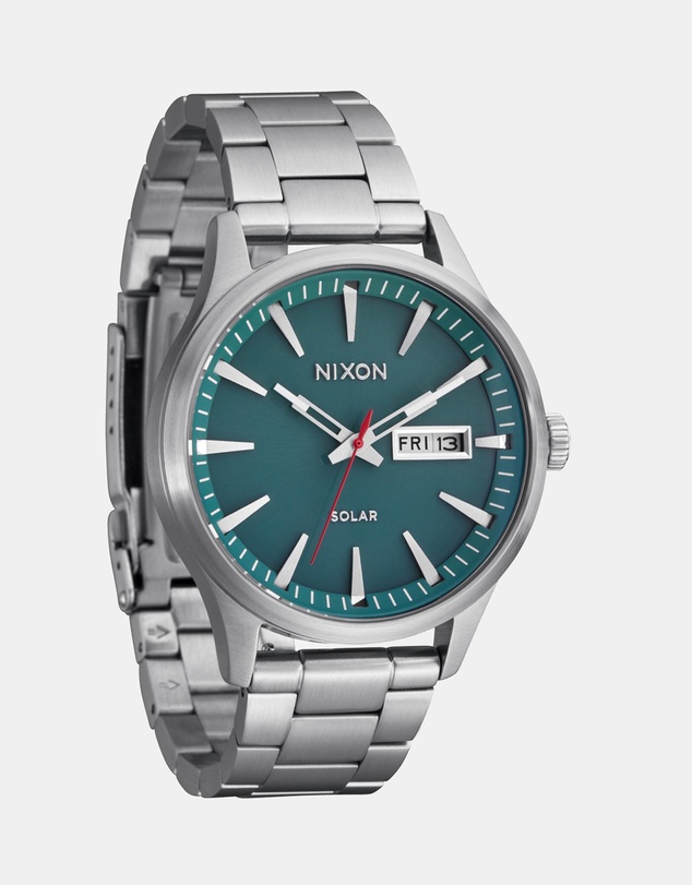Nixon - Sentry Solar Stainless Steel