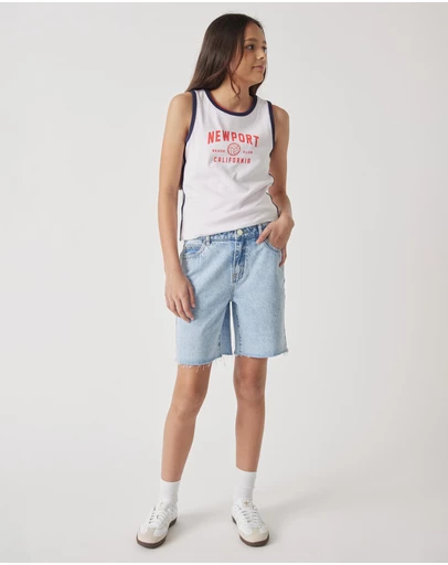 Decjuba Kids - Malibu Cropped Tank - Kids-Teens