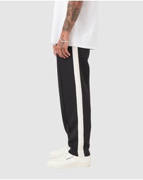 Zanerobe - Stitched Football Trackpant Black