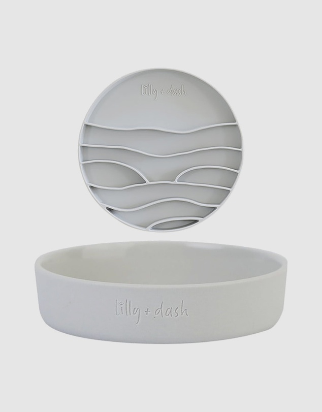 Lilly + Dash - Cat Food Water Bowl & Insert Combo
