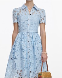 Self Portrait - Lace Collared Midi Dress