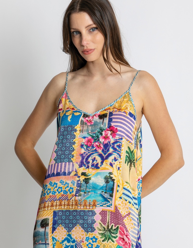 KACHEL - Hailey Slip Maxi Dress