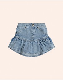 Huxbaby - Dreamy Denim Frilly Skirt - Kids