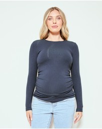 Soon Maternity - Base Soft Rib Feeding Top
