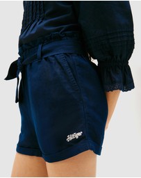 Tommy Hilfiger - Linen Blend Shorts - Teens