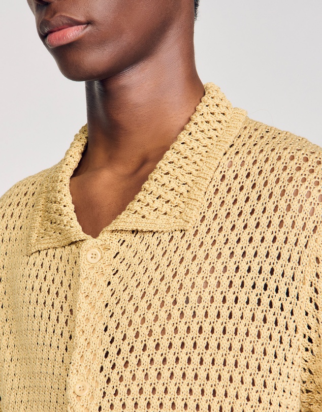 Sandro - Crochet Mc Shirt