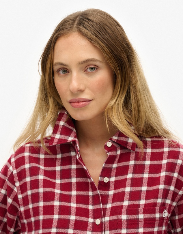 Superdry - Check Flannel Boyfriend Shirt