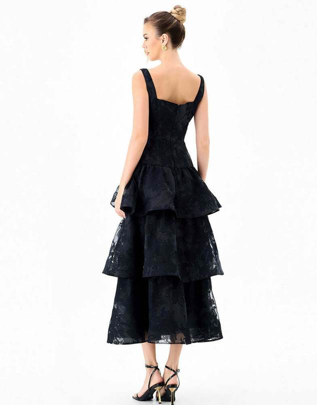 Bariano - Besty Squared Tiered Midi