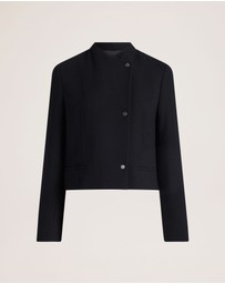 SABA - Raya Wool Crepe Cropped Jacket