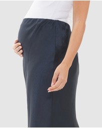 Ripe Maternity - Lexie Satin Skirt