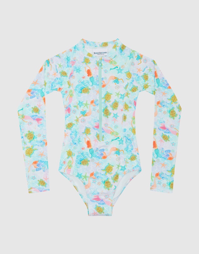 Bluesalt Beachwear - Hamilton Island - Long Sleeve one piece swimsuit