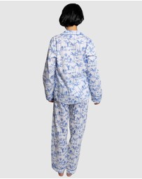 Sant And Abel - Women's Skydog Blue Long PJ Set