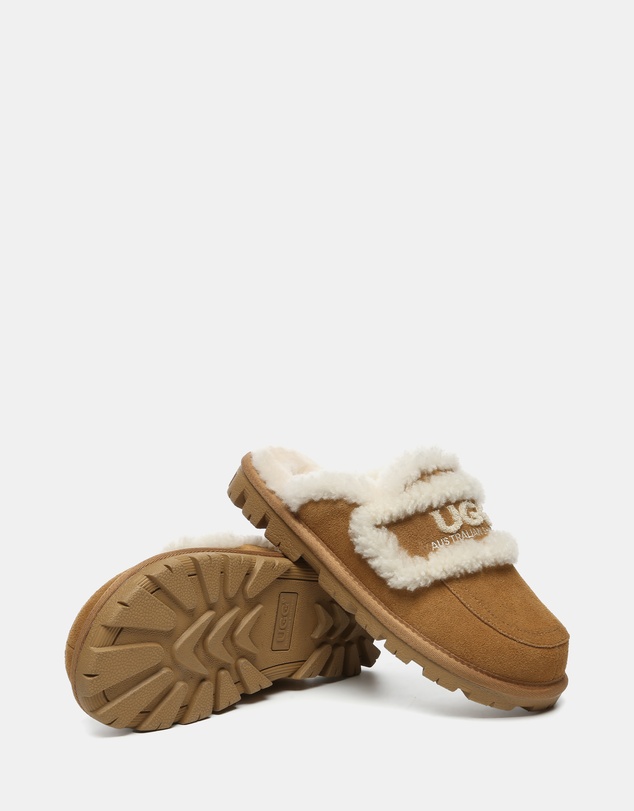 EVERAU - Australian Shepherd Ugg Rilee Cow Suede Upper House Shoes