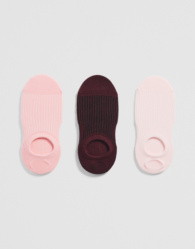 Country Road - Australian Cotton Rib No-show Sock Pack Of 3