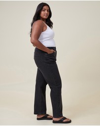 Cotton On - Curvy Straight Stretch Jeans
