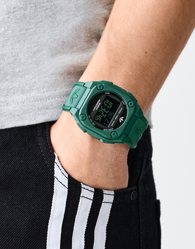 adidas Originals - City Tech Four 42mm Green Resin Watch