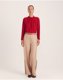 SABA - Willa High Neck Long Sleeve Top