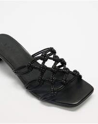 AERE - Knotted Leather Heels