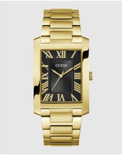 GUESS - Guess Men's Gold Tone 33.7mm Analogue Watch