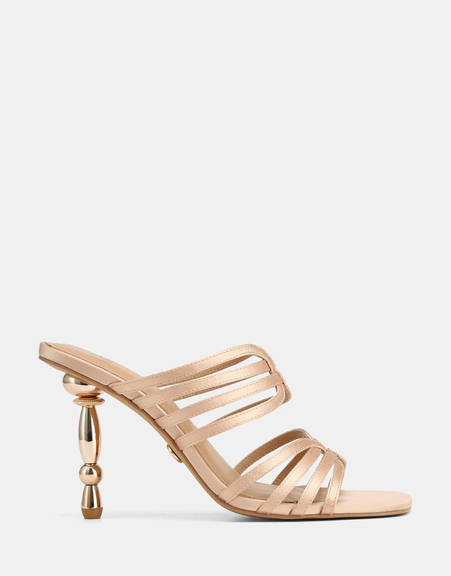 Wittner - Yasmin High Sandals Champagne Satin