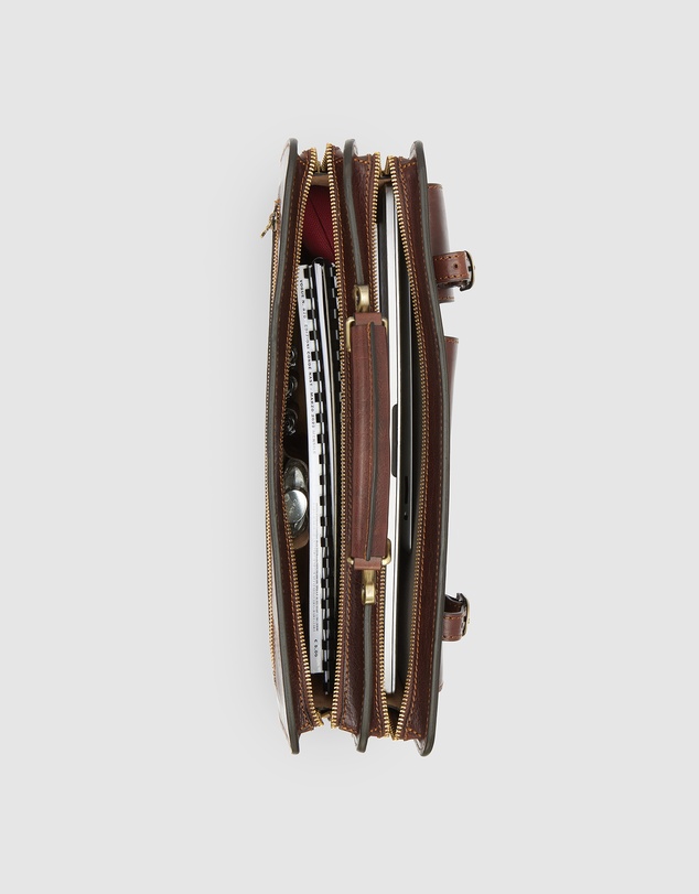 Republic of Florence - Munich Brown Briefcase