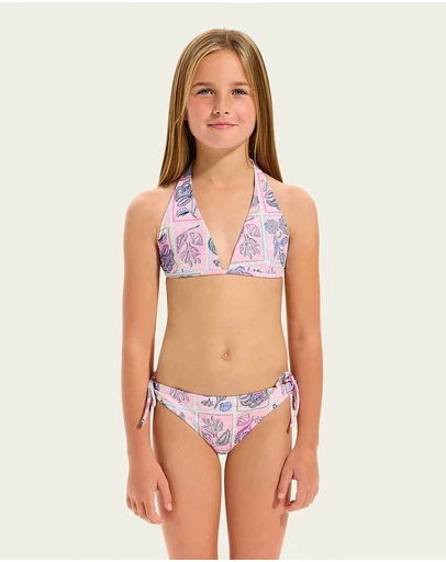 Seafolly - Bloom Floral Halter Bikini - Teens