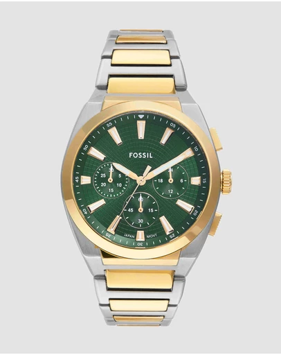 Fossil - Everett Two Tone Chronograph Watch