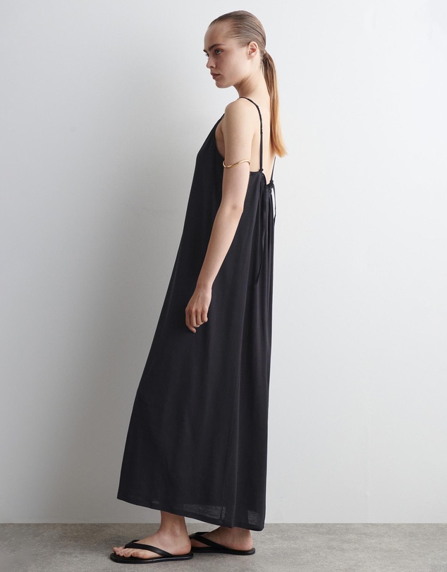 COS - Square-Neck Strappy Jersey Dress