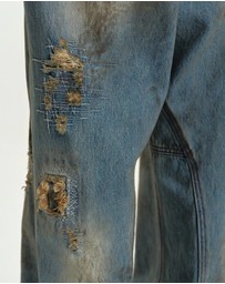 Andersson Bell - Destroyed Wide-Leg Jeans - Unisex