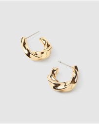 Commonry - Hazel Spiral Hoops