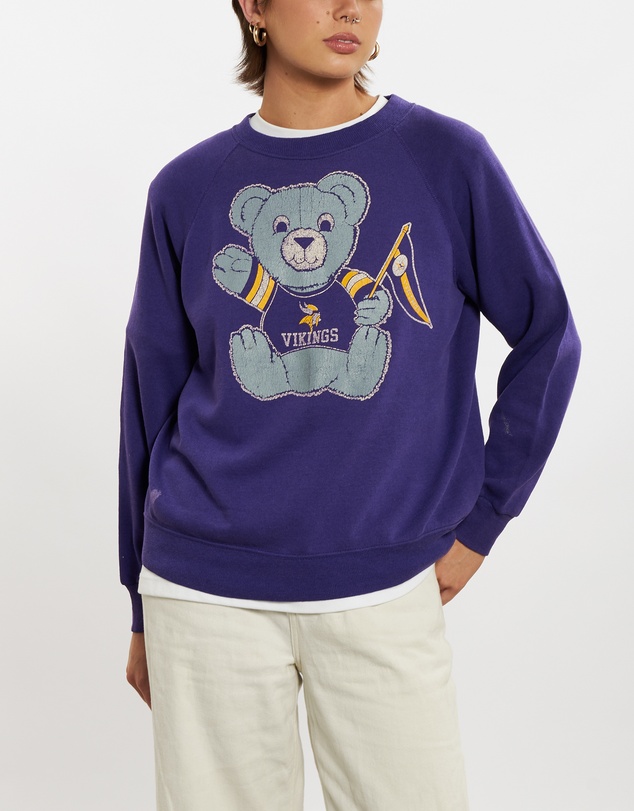 Vintage by The Real Deal - Pre Loved - 90s NFL Minnesota Vikings Sweatshirt