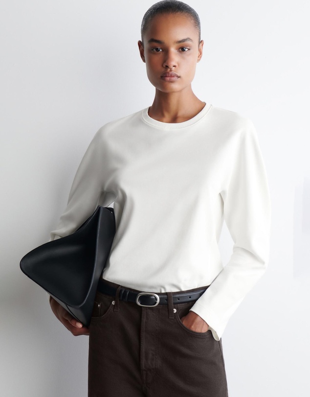 COS - Rounded Jersey Top