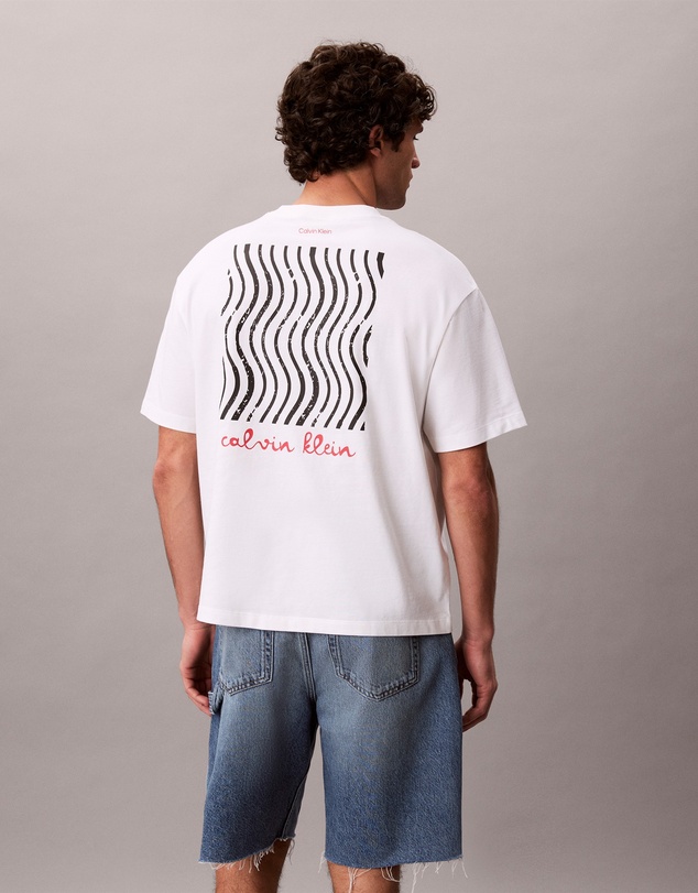 Calvin Klein Jeans - Line Logo Graphic Relaxed T‑Shirt