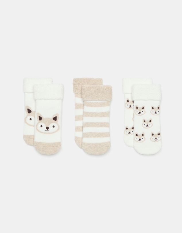 Seed Heritage - Baby Terry Fox Sock 3 Pack