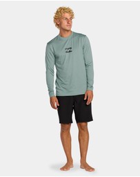 Billabong - Mens All Day Wave Long Sleeve Rash Vest
