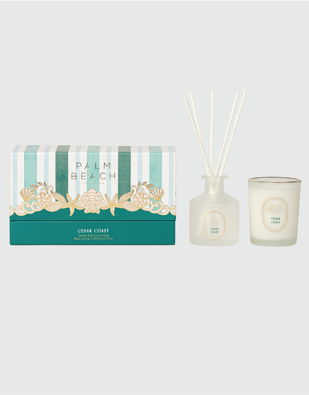 Palm Beach Collection - Candle + Diffuser Set Cedar Coast