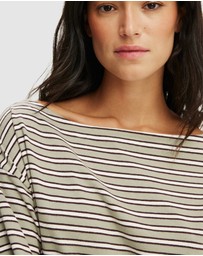 Cotton On Body - Dreamy Soft Flare Pants Boatneck Long Sleeve Set