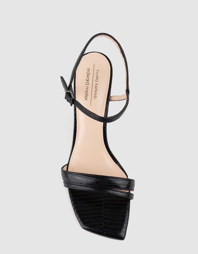 Edward Meller - SHILO90 Split Strap Sandal on Wedge