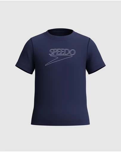 Speedo - SS Classic Logo Rashie - Kids-Teens